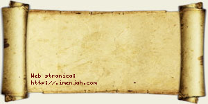 Hana Kovjanić vizit kartica